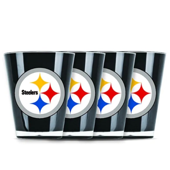 Pittsburgh Steelers Insulated 4pc Shot Glass Set - Picture 1 of 1